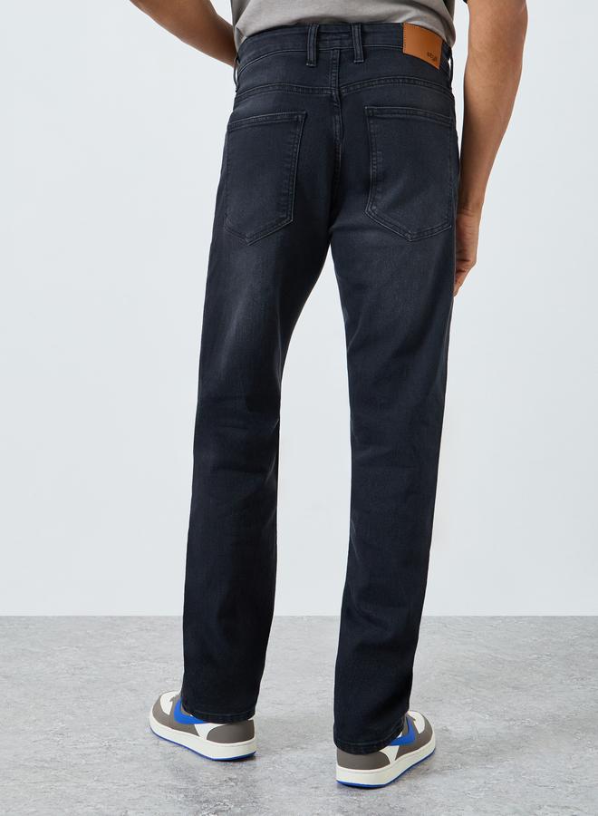 ستايلي جينز باهت بقصة مريحة - Image 3